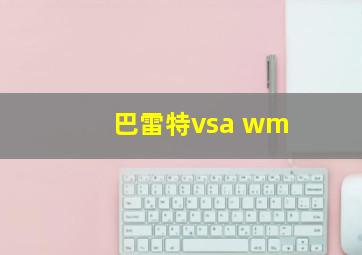 巴雷特vsa wm